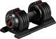 Adjustable Dumbbell, 22lb/44lb/52lb Dumbbell Set With Tray For Workout Strength