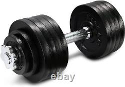 Adjustable Dumbbell Set with Weight Plate/Connector-Exercise & Workout Equipment