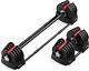 Adjustable Dumbbells 52.5lb /90lb Dumbbell Set, Anti-slip Handle With 1s Weight