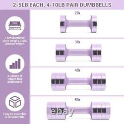 Adjustable Dumbbells Hand Weights Set Sportneer 4 in 1 Weight Adjustment Each