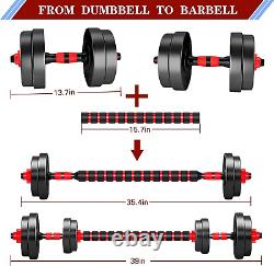 Adjustable-Dumbbells-Sets, 20/30/40/60/80Lbs Free Weights-Dumbbells Set of 2 Con