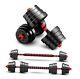 Adjustable-dumbbells-sets, 20/30/40/60/80lbs Free Weights Red 60lbs(30lbs2)