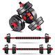 Adjustable-dumbbells-sets, 20/30/40/60/80lbs Free Weights Red 30lbs(15lbs2)