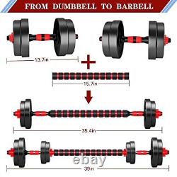 Adjustable-Dumbbells-Sets, Free Weights-Dumbbells Set of 2 Convertible 28