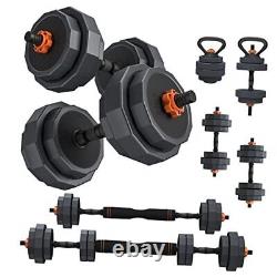 Adjustable Weights Dumbbells Set, 44LB/55LB/66LB Free Weights with 4 Modes