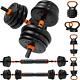 Canmalchi Adjustable Dumbbells Weights Set 20lbs/33lbs/44lbs For Indoor Workout