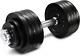 Cast Iron Weights Adjustable Dumbbell Sets For Home Gym With Bars, Plates, Colla