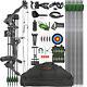 Compound Bow Arrows Set 20-70lb Adjustable Archery Bow Bag Hunting 320fps Rh Lh