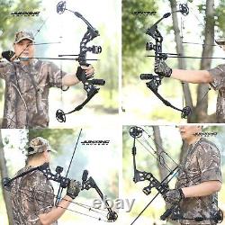 Compound Bow Arrows Set 20-70lb Adjustable Archery Bow Bag Hunting 320FPS RH LH