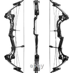 Compound Bow Set 40-55lbs Adjustable 320FPS Archery Recurve Bow Hunting Fishing