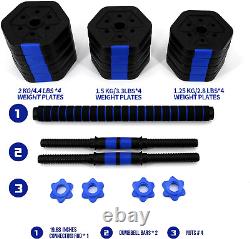 Dumbbell Sets Adjustable Weights, Free Weights Dumbbells Set with Connector, Non