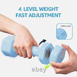 Fiar Adjustable Weight Dumbbells Set- A Pair 4lb 6lb 8lb 10lb (2-5lb Each) Fr