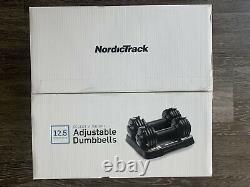 NordicTrack Speedweight Adjustable Dumbbell Set 2.5 to 12.5 Pounds 25 lb Total