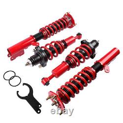 Set of 4 Coilovers Suspension Kit for Mitsubishi Lancer & Ralliart 2008-2016 Red