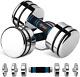Steel Dumbbells Ultracompact & Adjustable Chrome Dumbbell With Foam Handles 5lb