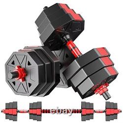 Weights Dumbbells Set Of 2, Adjustable Free Weight Workout 40lbs (20lbs2)