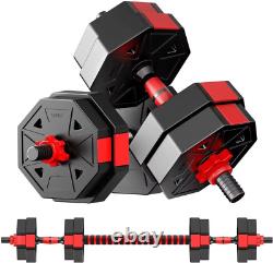 Weights Dumbbells Set of 2, Adjustable Free Weight Workout 20/30/40/60/80Lbs