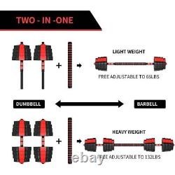 ZENOVA Adjustable Weight Sets (33lb-15Kg) (44lb-20Kg) (66lb-30Kg) (88lb-40Kg)